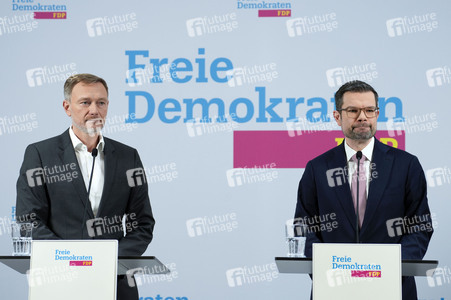 Presseskonferenz der FDP zur Vorstellung des neuen Generalsekretärs Marco Buschmann in Berlin