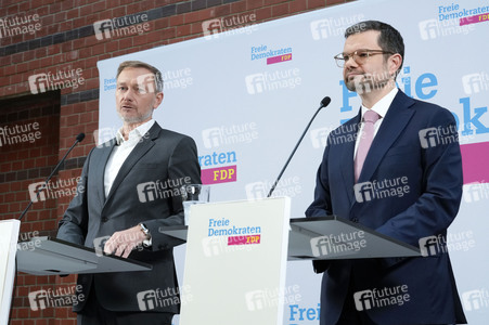 Presseskonferenz der FDP zur Vorstellung des neuen Generalsekretärs Marco Buschmann in Berlin