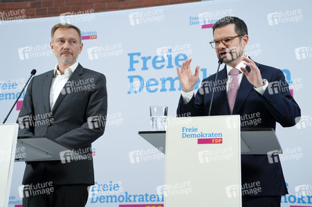 Presseskonferenz der FDP zur Vorstellung des neuen Generalsekretärs Marco Buschmann in Berlin