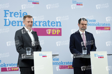 Presseskonferenz der FDP zur Vorstellung des neuen Generalsekretärs Marco Buschmann in Berlin