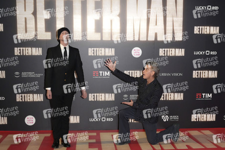 Filmpremiere 'Better Man - Die Robbie Williams Story' in Rom