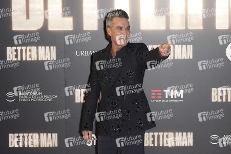 Filmpremiere 'Better Man - Die Robbie Williams Story' in Rom