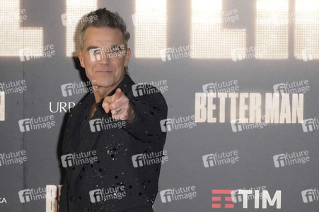 Filmpremiere 'Better Man - Die Robbie Williams Story' in Rom