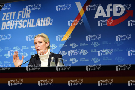 Pressekonferenz zur Präsentation des Kanzlerkandidaten der AfD für die Bundestagswahl 2025 in Berlin