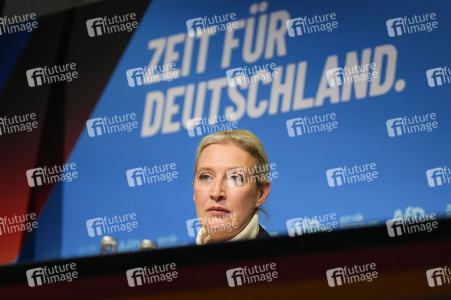 Pressekonferenz zur Präsentation des Kanzlerkandidaten der AfD für die Bundestagswahl 2025 in Berlin