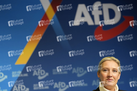 Pressekonferenz zur Präsentation des Kanzlerkandidaten der AfD für die Bundestagswahl 2025 in Berlin