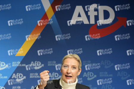Pressekonferenz zur Präsentation des Kanzlerkandidaten der AfD für die Bundestagswahl 2025 in Berlin
