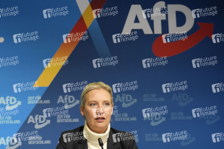 Pressekonferenz zur Präsentation des Kanzlerkandidaten der AfD für die Bundestagswahl 2025 in Berlin
