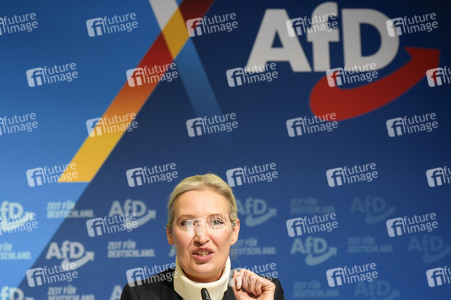 Pressekonferenz zur Präsentation des Kanzlerkandidaten der AfD für die Bundestagswahl 2025 in Berlin