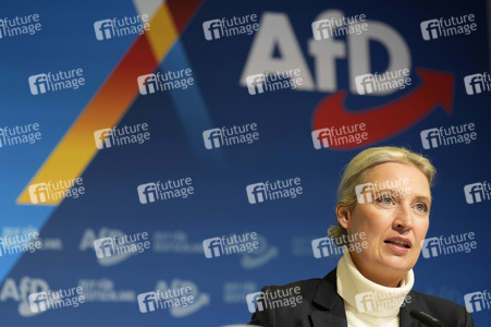 Pressekonferenz zur Präsentation des Kanzlerkandidaten der AfD für die Bundestagswahl 2025 in Berlin