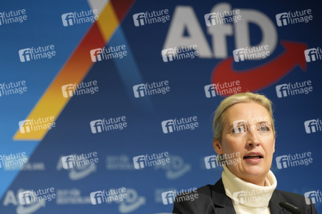 Pressekonferenz zur Präsentation des Kanzlerkandidaten der AfD für die Bundestagswahl 2025 in Berlin
