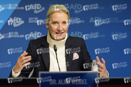 Pressekonferenz zur Präsentation des Kanzlerkandidaten der AfD für die Bundestagswahl 2025 in Berlin