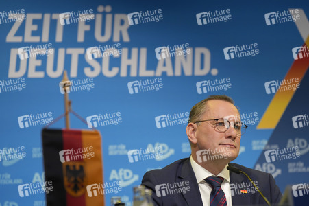 Pressekonferenz zur Präsentation des Kanzlerkandidaten der AfD für die Bundestagswahl 2025 in Berlin