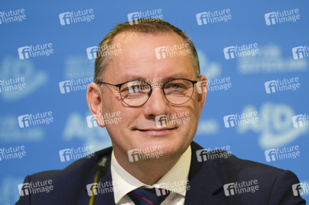 Pressekonferenz zur Präsentation des Kanzlerkandidaten der AfD für die Bundestagswahl 2025 in Berlin