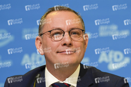 Pressekonferenz zur Präsentation des Kanzlerkandidaten der AfD für die Bundestagswahl 2025 in Berlin
