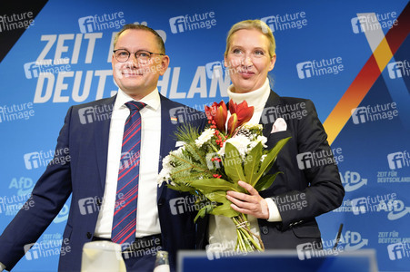 Pressekonferenz zur Präsentation des Kanzlerkandidaten der AfD für die Bundestagswahl 2025 in Berlin