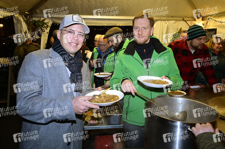 Michael Kretschmer beim Charity-Kochen in Görlitz