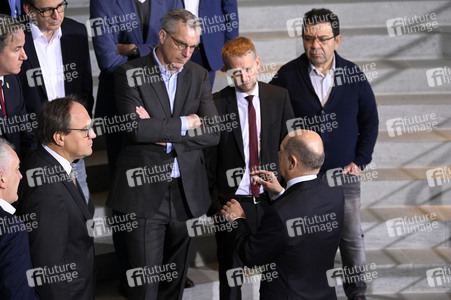 Treffen von Olaf Scholz mit Vertretern der Stahlbranche in Berlin