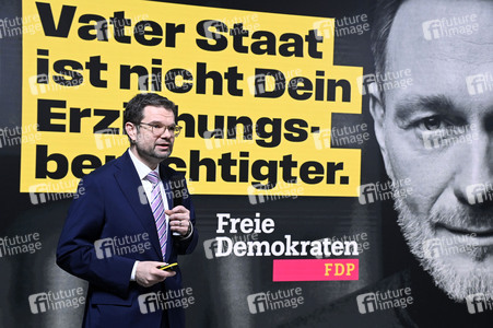 Presseskonferenz der FDP zur Kampagnenpräsentation zur Bundestagswahl 2025 in Berlin