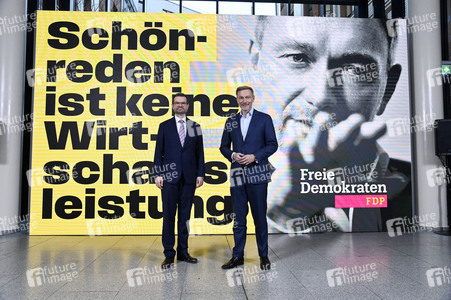 Presseskonferenz der FDP zur Kampagnenpräsentation zur Bundestagswahl 2025 in Berlin
