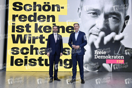 Presseskonferenz der FDP zur Kampagnenpräsentation zur Bundestagswahl 2025 in Berlin