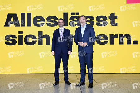 Presseskonferenz der FDP zur Kampagnenpräsentation zur Bundestagswahl 2025 in Berlin