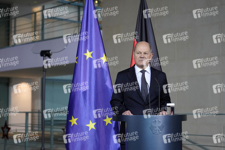 Statement von Bundeskanzler Olaf Scholz zu seinem Antrag zur Vertrauensfrage in Berlin
