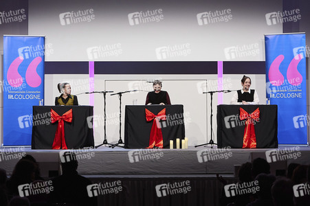 Katharina, Anna und Nellie Thalbach auf der lit.Cologne Spezial 2024 in Köln