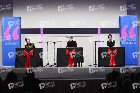 Katharina, Anna und Nellie Thalbach auf der lit.Cologne Spezial 2024 in Köln