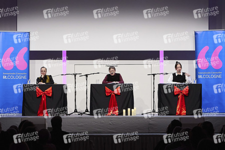 Katharina, Anna und Nellie Thalbach auf der lit.Cologne Spezial 2024 in Köln