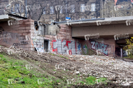 Die eingestürzte Carolabrücke in Dresden
