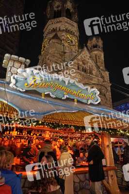 City-Weihnachtsmarkt an der Gedächtniskirche in Berlin
