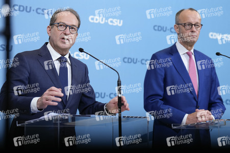 Fraktionssitzung der CDU/CSU-Bundestagsfraktion in Berlin