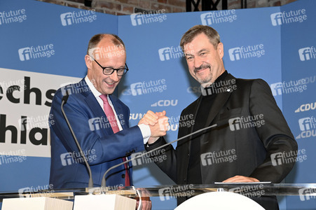 Gemeinsame Sitzung der Vorstände der CDU Deutschlands und der CSU Bayern in Berlin