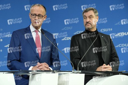 Gemeinsame Sitzung der Vorstände der CDU Deutschlands und der CSU Bayern in Berlin