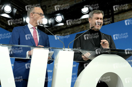 Gemeinsame Sitzung der Vorstände der CDU Deutschlands und der CSU Bayern in Berlin