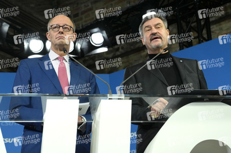 Gemeinsame Sitzung der Vorstände der CDU Deutschlands und der CSU Bayern in Berlin