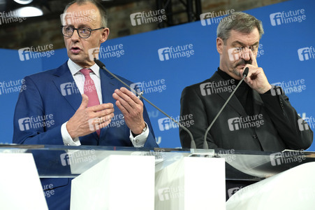 Gemeinsame Sitzung der Vorstände der CDU Deutschlands und der CSU Bayern in Berlin