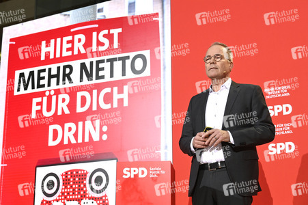 Pressekonferenz zum Beschluss des SPD-Wahlprogramms in Berlin