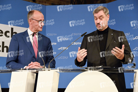 Gemeinsame Sitzung der Vorstände der CDU Deutschlands und der CSU Bayern in Berlin