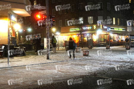 Schnee und Eisglätte in Berlin