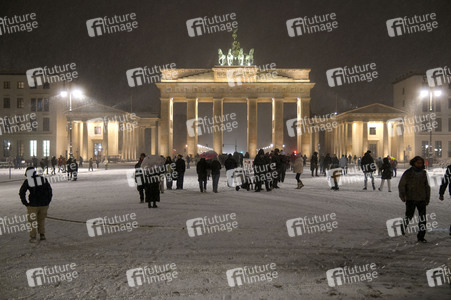 Schnee und Eisglätte in Berlin