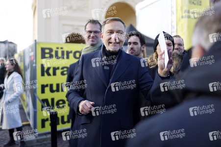 Wahlkampfauftakt der FDP zur Bundestagswahl 2025 in Potsdam