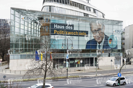 Wahlplakate zur Bundestagswahl 2025 in Berlin