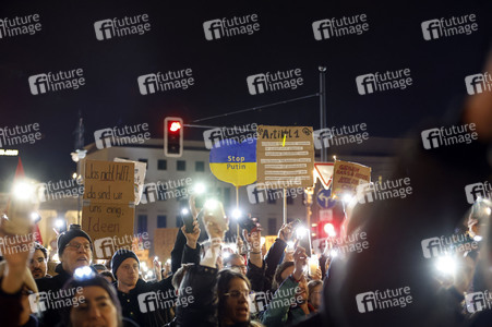 Demonstration gegen den Rechtsruck in Berlin