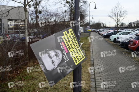 Wahlplakate zur Bundestagswahl 2025 in Radeberg