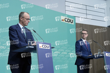 Pressekonferenz der CDU in Berlin