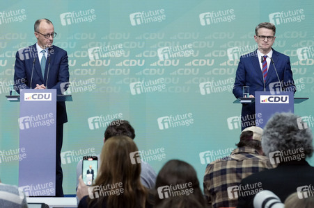 Pressekonferenz der CDU in Berlin