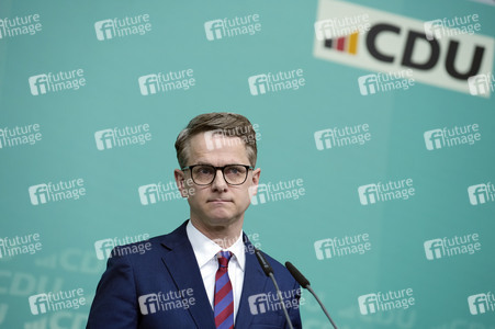 Pressekonferenz der CDU in Berlin