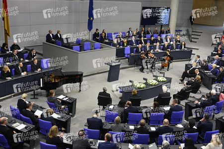 Sonderveranstaltung im Bundestag anlässlich des Tages des Gedenkens an die Opfer des Nationalsozialismus in Berlin